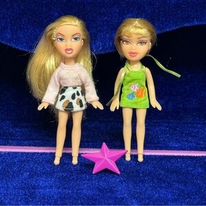 Lil Bratz Cloe Dolls Fish Dress Outfit Brush Hair Cut Lot Of 2